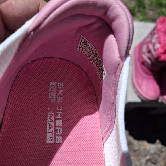 Skechers Go Walk Women's 9 Classic Jasmine Bliss Shoes Slip On White - Picture 10 of 14